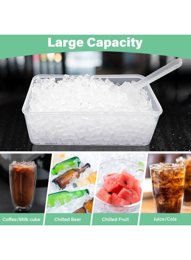 Mini Ice Cube Tray for Freezer: Small Ice Trays for Freezer with Bin - 135×4PCS Easy Release Nugget Ice Tray - Crushed Ice Tray with Ice Container - Image 5